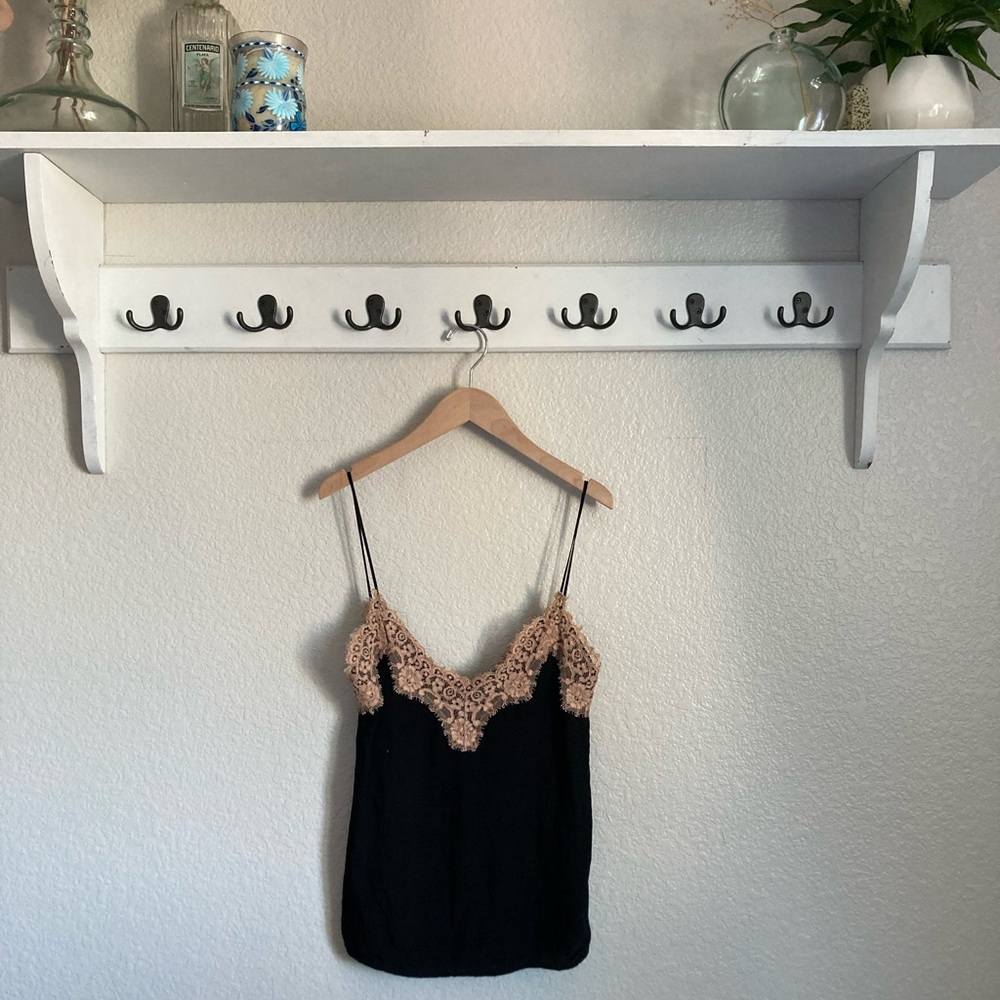P_Jean lace trim camisole size s